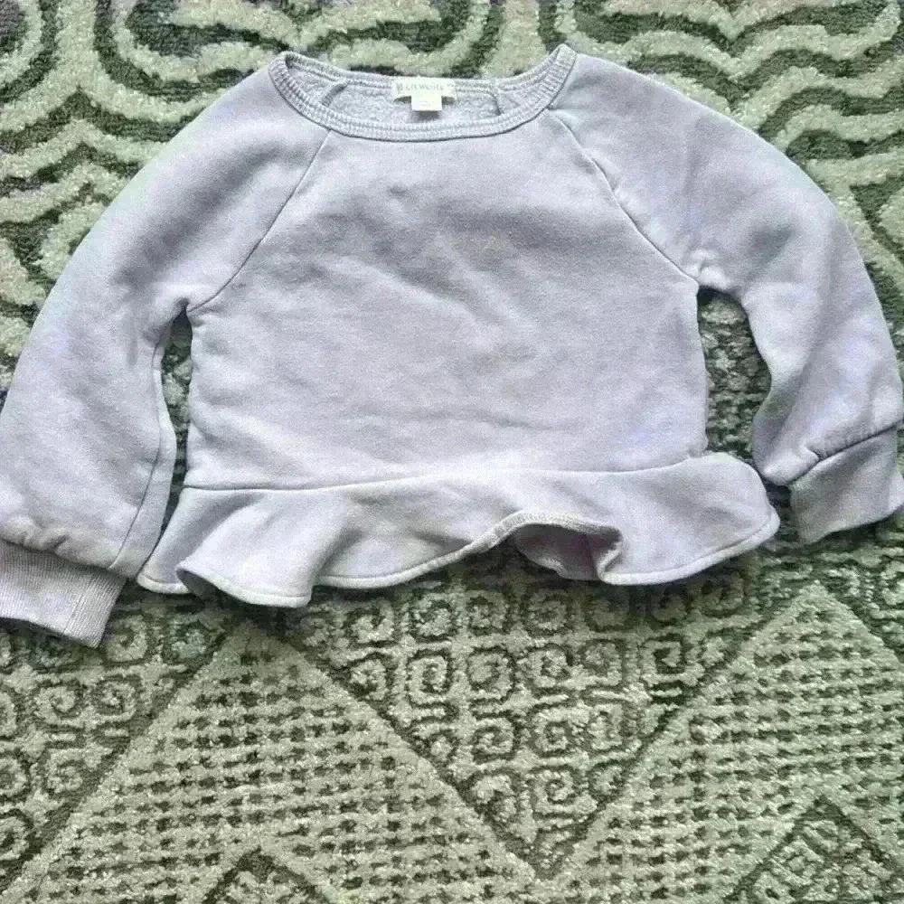 Crewcuts peplum sweater size 2T